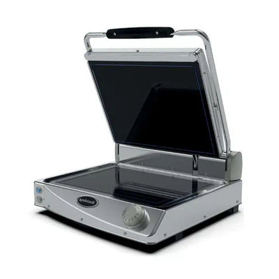 Spidocook SPE-SP015PR I Manual Black I Ribbed Surface I Contact Presses I Sandwich Press I Power Version I Cooking Press