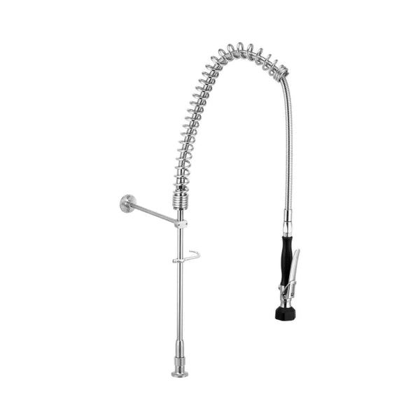 3monkeez T-3M53200 Stainless Steel Hob Mount Pre Rinse Unit I No Stops I No Pot Filler