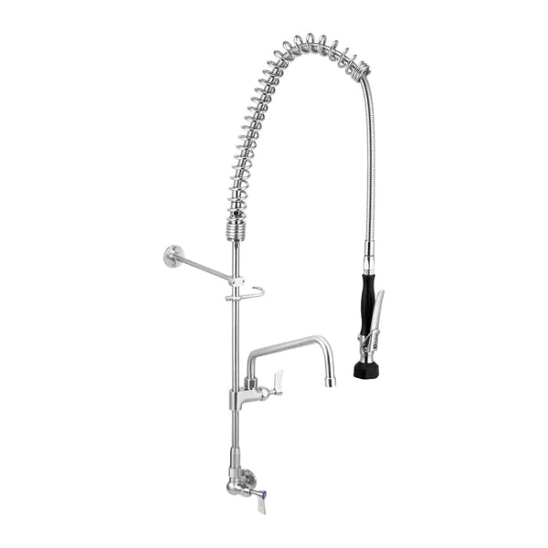 3monkeez T-3M53712 Stainless Steel Single Wall Mount Pre-Rinse I 12" Pot Filler
