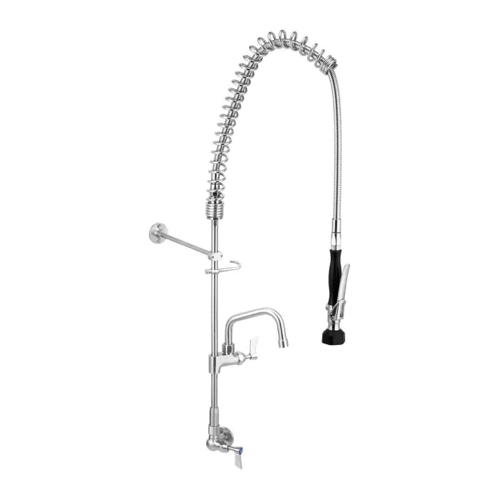 3monkeez T-3M53706 Stainless Steel Single Wall Mount Pre-Rinse I 6" Pot Filler