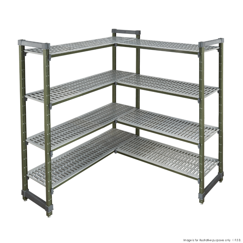 Modular Systems PCU18/54 | Polypropylene Coated Steel | Vented Shelf | Shelf Kit