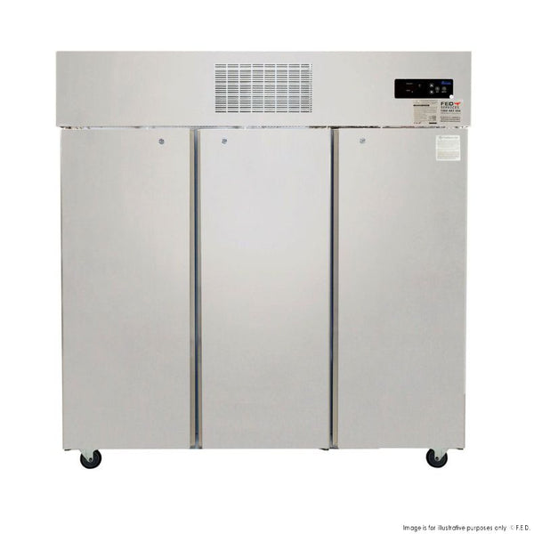 F.E.D SUC1500 I Thermaster I 3 Door Upright Fridge I Commercial Upright Fridge