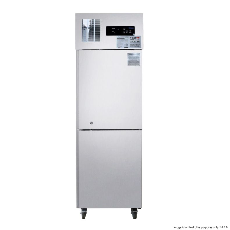 F.E.D SUC500 I Thermaster I 2 Tropical x Half Door I Upright Fridge I Commercial Upright Fridge