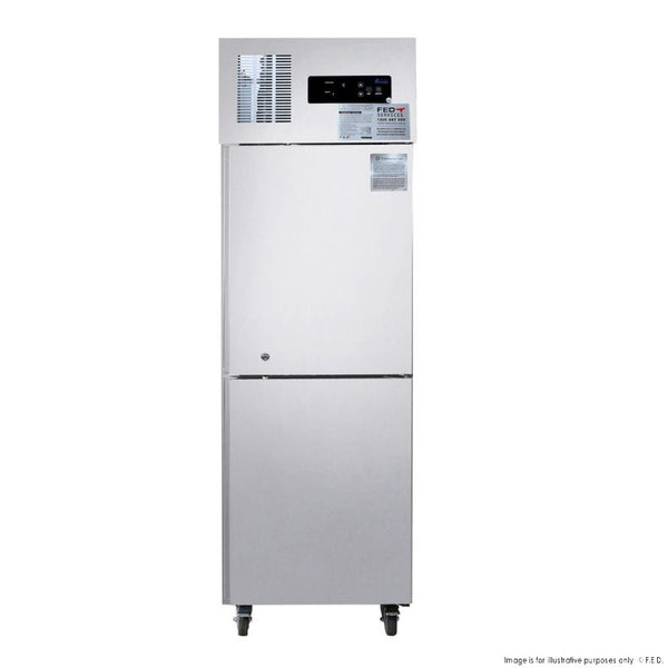 F.E.D SUC500 I Thermaster I 2 Tropical x Half Door I Upright Fridge I Commercial Upright Fridge