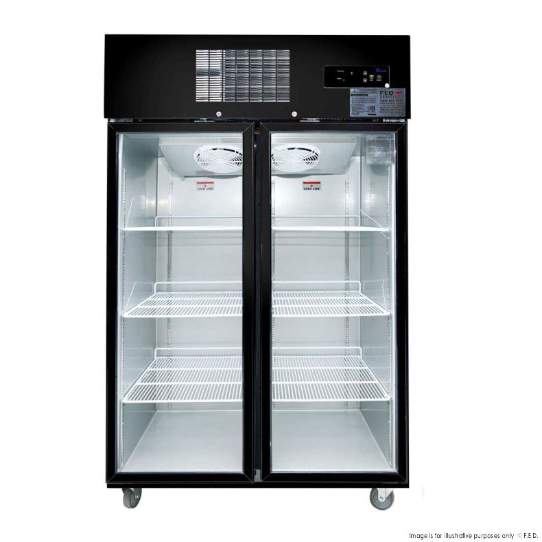 F.E.D SUCG1000B I Double Door Fridge I Upright Fridge I Upright Display Fridge