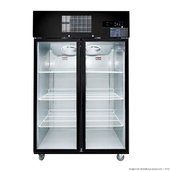 F.E.D SUCG1000B I Double Door Fridge I Upright Fridge I Upright Display Fridge