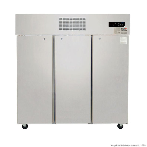 F.E.D SUF1500 I 3 Door Freezer Commercial I Upright Storage Freezer I Upright Freezer