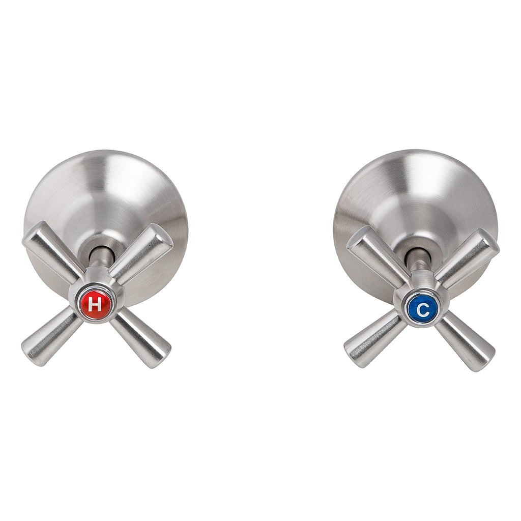 3monkeez T-3M60300 Cross Handle Wall Top Assembly