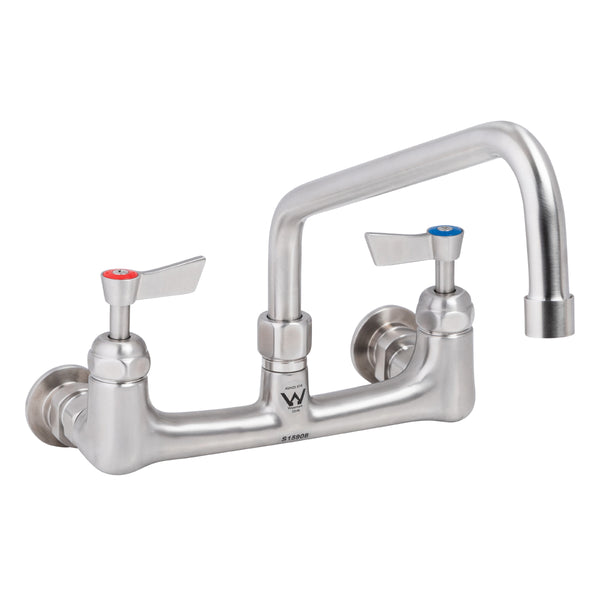 3monkeez T-3MEW06 Stainless Steel Exposed Wall Tap Body With 6" Spout