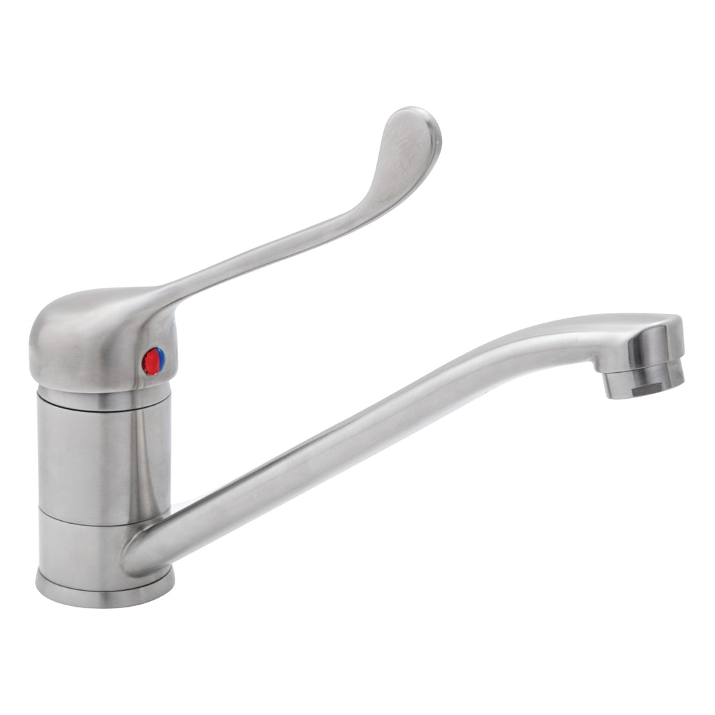 3monkeez T-3MLS4MIX Stainless Steel Lever Handle Sink Mixer 4 Star