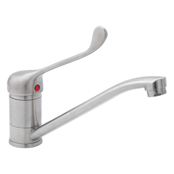 3monkeez T-3MLS4MIX Stainless Steel Lever Handle Sink Mixer 4 Star