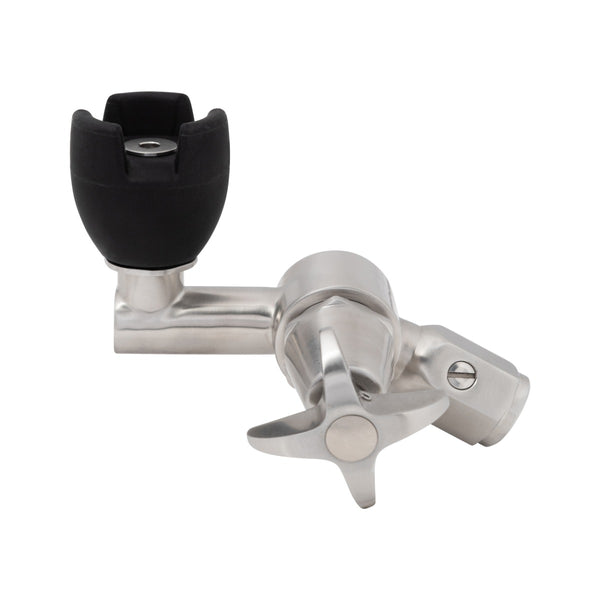 3monkeez T-3MSS-BUBS45C Cam Action 45 Degree Bubbler With Silicone Mouthguard
