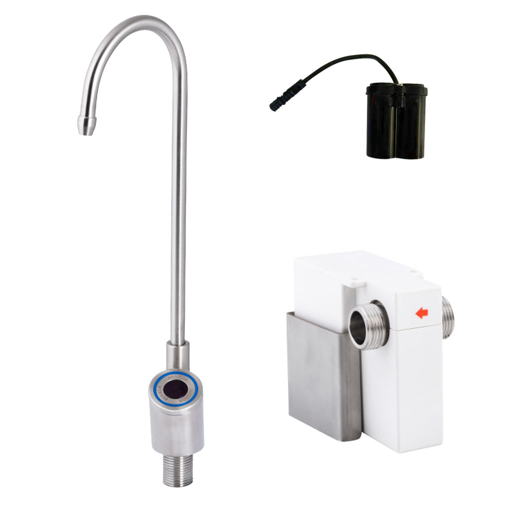 3monkeez T-3MSS-HMSBFB Hob Mounted Infrared Sensor Bottle Filler Battery Operated
