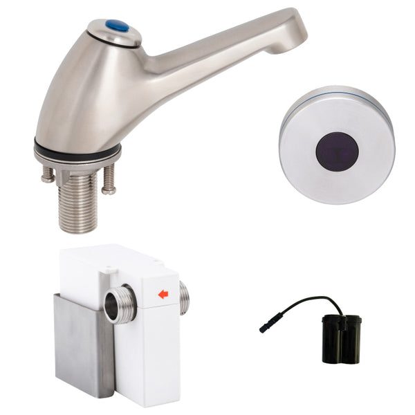 3monkeez T-3MSS-PTSB Pillar Tap with Hob-Mount Sensor Battery Operated