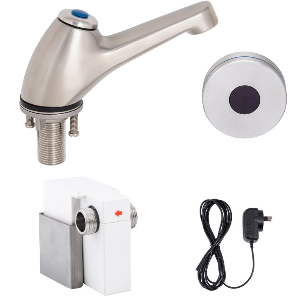 3monkeez T-3MSS-PTSM Pillar Tap with Hob-Mount Sensor Mains Operated