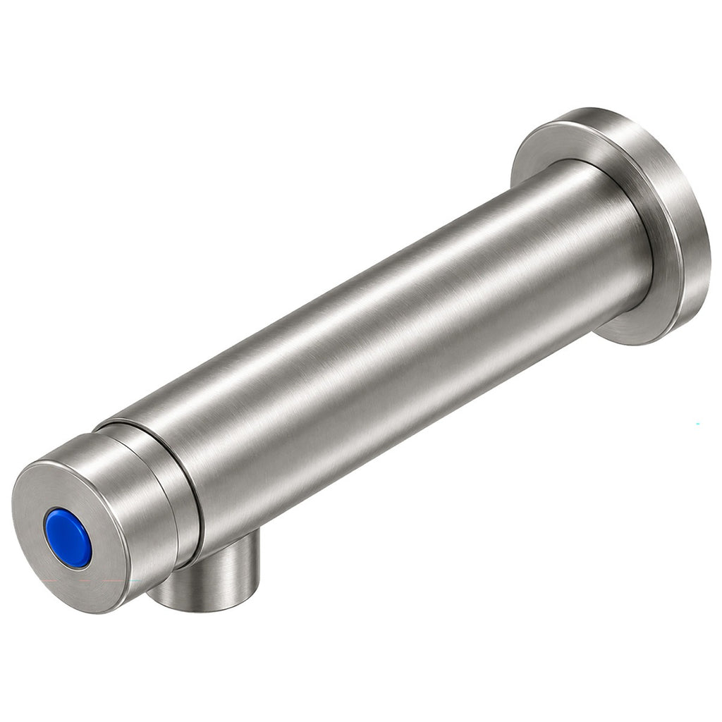 3monkeez T-3MSS-STBT6PB-304 Soft Touch Push Button Bib Tap. 6 Second Timed Flow - 304