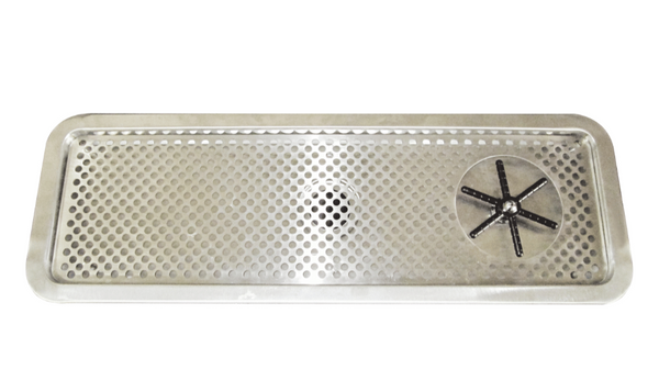 F.E.D T9860-C I Bench Top I Glass Rinser I with Drainage Tray I Counter Top I Glass Rinser
