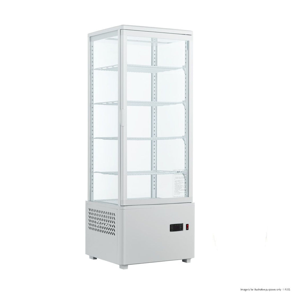 F.E.D TCBD108L I Four Sided I Countertop I Beverage Display Cooler I Display Fridge