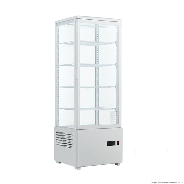 F.E.D TCBD108L I Four Sided I Countertop I Beverage Display Cooler I Display Fridge