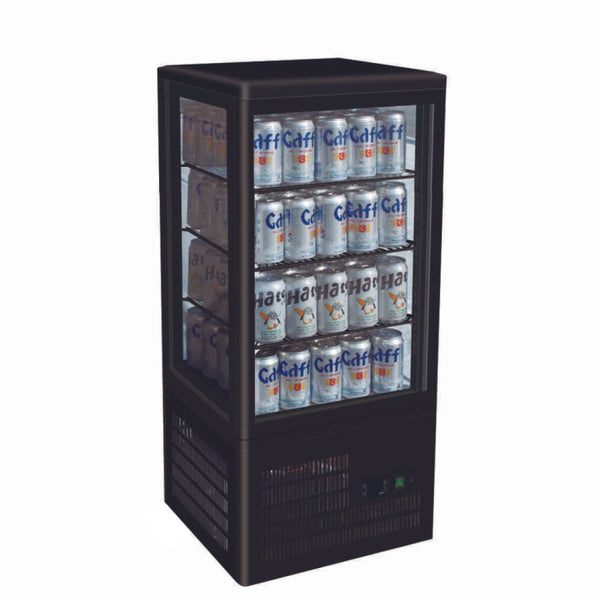 F.E.D TCBD78B I Four-Sided I Countertop I Beverage Display Cooler I Display Fridge