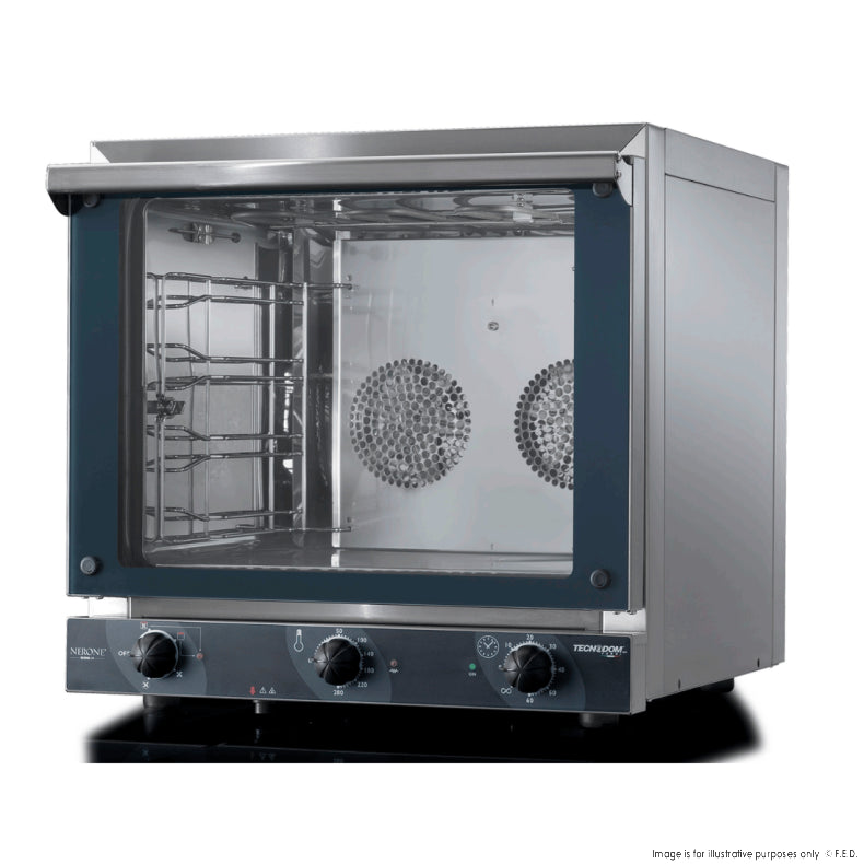 F.E.D Tecnodom TDE-4CG | Nerone EKO 4x435x350 Tray Convection Oven with Grill