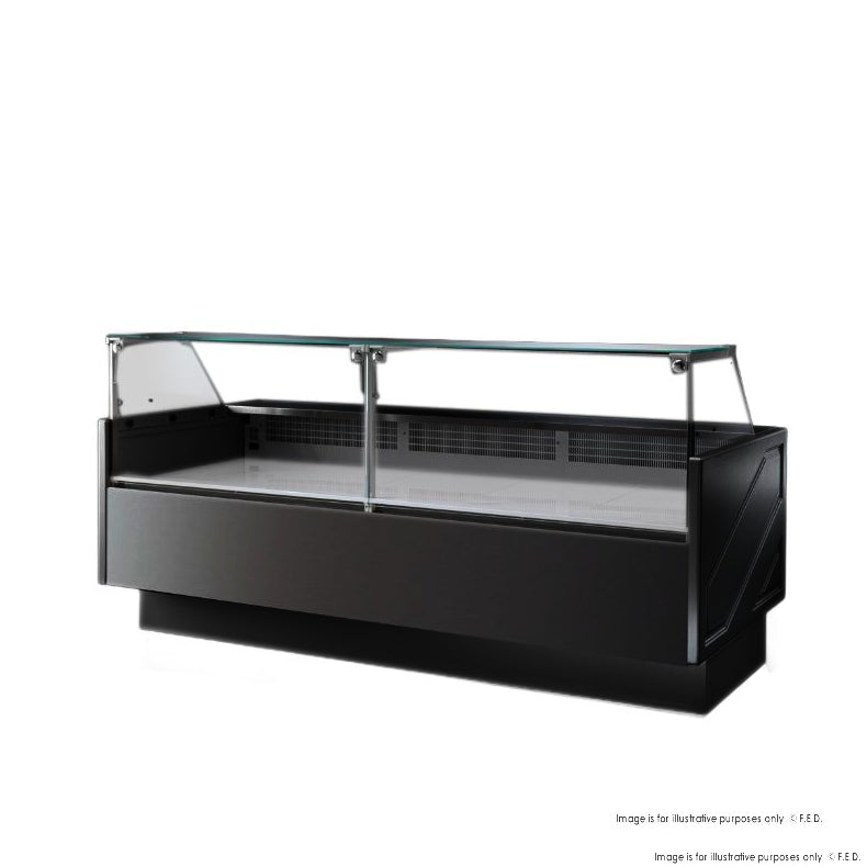 F.E.D TDMR-0925B Tecnodom I Butcher Display I Deli Display I with Storage I and Castors