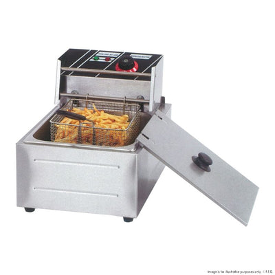F.E.D TEF-81KW Electmax I 1 Tank I Electric Fryer I Benchtop Fryer