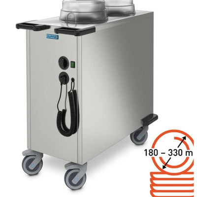 Hupfer TEH-2-V18-33 I Twin Tube Plate I Heated I Dispenser I Plate Stacker I Suit 180-330mm Plate