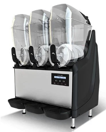 V AIR Classic 3 Triple Silver/Black Slushie Machine I 3 x 12L