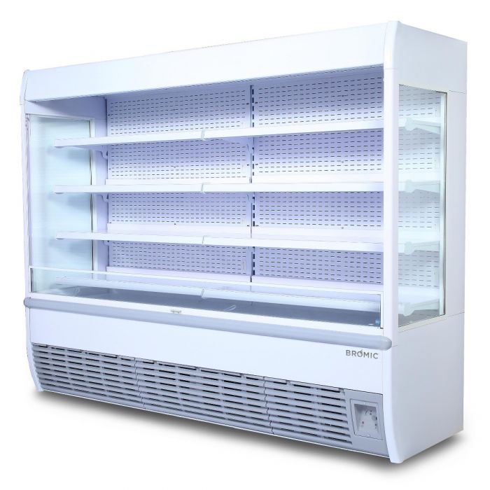 Multideck Display Fridge, Bromic VISION2400 ECO, Open Display Fridge, with LED 2555L