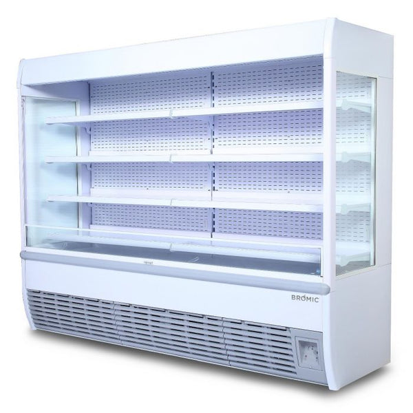 Multideck Display Fridge, Bromic VISION2400 ECO, Open Display Fridge, with LED 2555L
