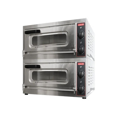 Zanolli 4PC0603 Vulcano Countertop Electric Double Pizza Deck Oven