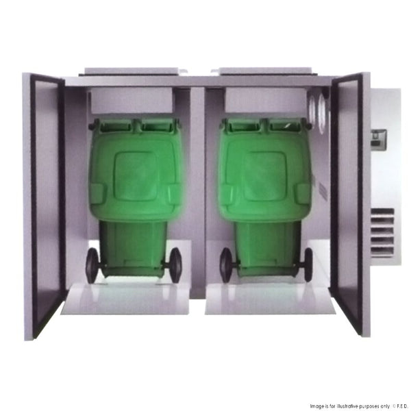 F.E.D WBC2-240 I Refrigerated I Waste Cooler I Fridge I for Solid Waster 240L