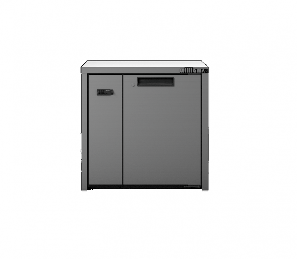Williams Refrigeration LO1RSS Opal | 1 Door | Stainless Steel | Remote Undercounter Storage Freezer