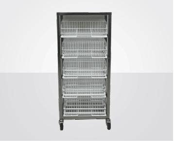 Winterhalter 5x400x400 Stainless Steel Mobile Rack Storage