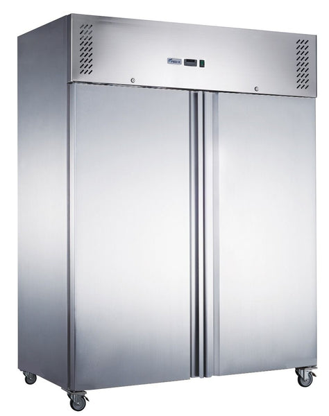 F.E.D XURC1200SFV | Stainless Steel Fridge  Double Door Fridge | Upright Fridges