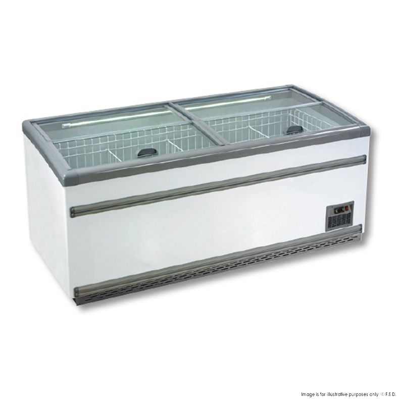 F.E.D ZCD-L210S I Supermarket Island I Dual Temperature Freezer I Chiller Freezer