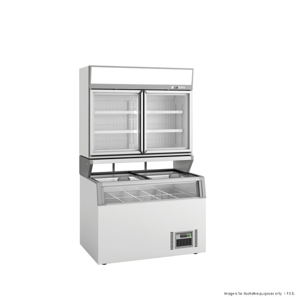 F.E.D ZCDTD145 I Thermaster I Grocery Freezer I Freezer 2 Door I Freezer