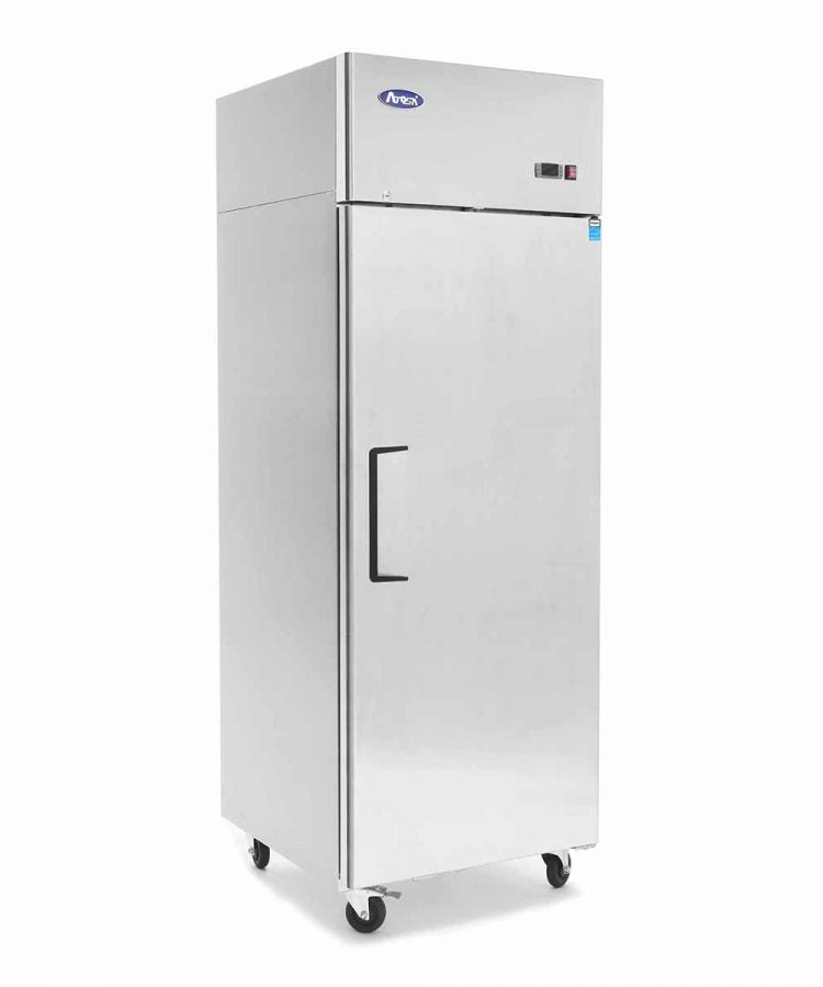 1 Door Commercial Upright Fridge, Atosa, MBF8004, Self Closing Door