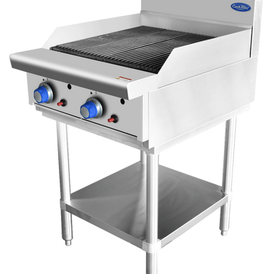 Cookrite AT80G6C-F-NG | Char Grill | Natural Gas Griller | With Stand | 600mm Wide | Chargill