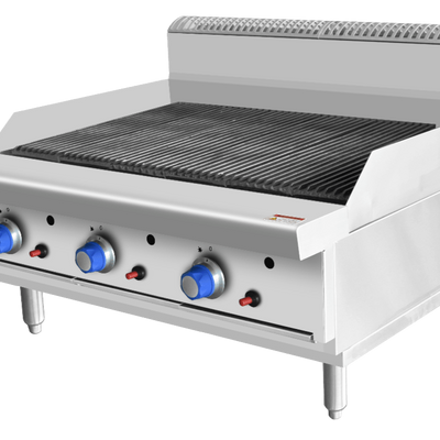 Cookrite AT80G9C-C-LPG I Countertop I Char Grill I LPG Gas I 900mm Wide I Chargill