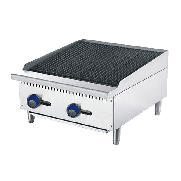 Chargrill, Cookrite, ATRC-24-NG, Natural Gas, 610mm Wide, Gas, Chargrill, 2 Burner