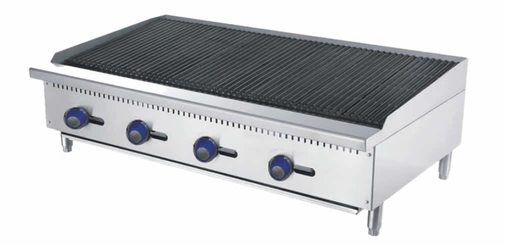 Gas Chargrill, Cookrite, ATRC-48-LPG, LPG Gas, 1220mm Wide, 4 Burner, Chargrill
