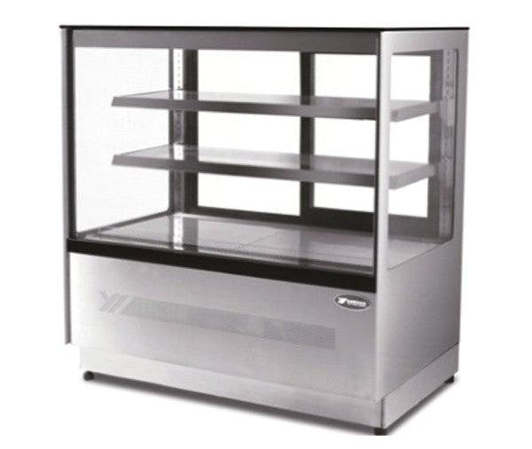 Atosa DF177F | 1700mm Wide | Refrigerated Cake Display Cabinet | Square Display Cabinet | Cold Food Display | Food Display Showcase