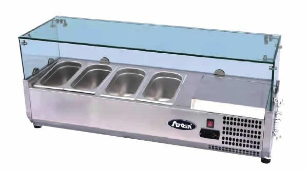 Atosa ESL3885 | Countertop Prep Fridge | Salad Prep Fridge | 1600mm Wide