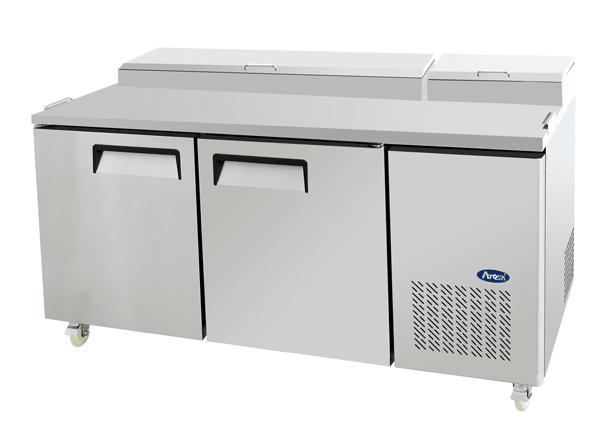 Atosa MPF8202GR | Pizza Preparation Fridge | Two Door Commercial Refrigerator | 1702mm Wide