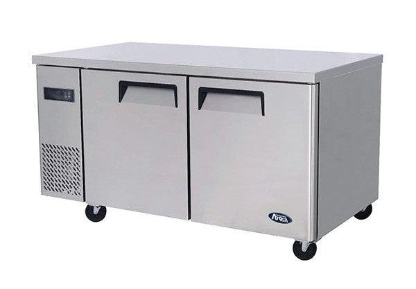 Atosa YPF9020GR |1200mm Wide | Under Bench Fridge 2 Door | 2 Door Commercial Fridge
