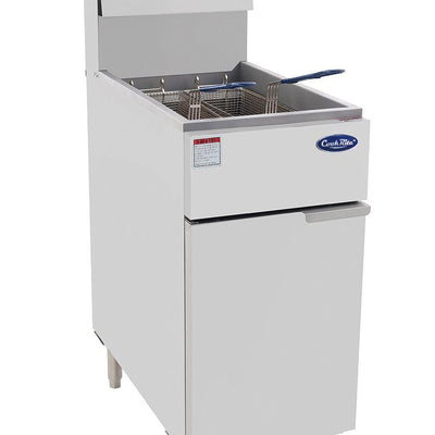 Cookrite ATFS-40-LPG | Deep Fryer | Commercial Deep Fryer | Gas Fryer | 3 Tube | 395mm Wide