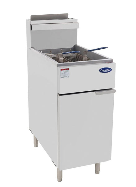 Cookrite ATFS-40-LPG | Deep Fryer | Commercial Deep Fryer | Gas Fryer | 3 Tube | 395mm Wide