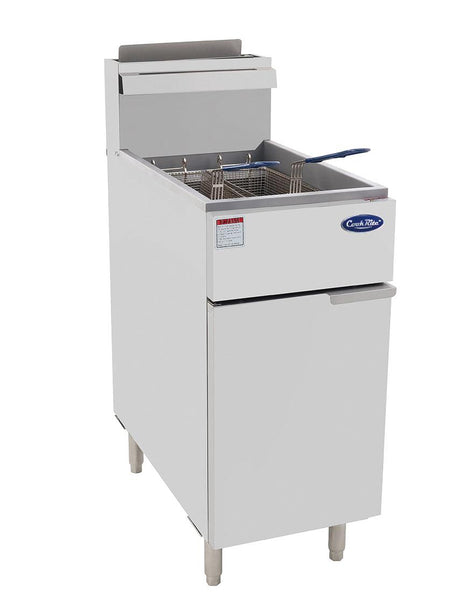 Cookrite ATFS-40-NG | Deep Fryer | Commercial Deep Fryer | Gas Fryer | 3 Tube | 395mm Wide